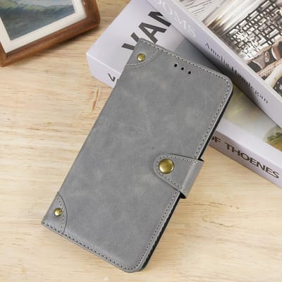 Voor Blackview BL7000 hoesje Metalen Gesp retro Lederen Achterkant Cover Voor Blackview BL7000 Telefoon Accessoires