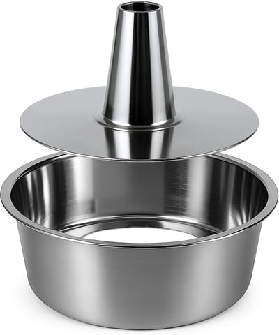 Dailygoods- Tulbandcakevorm Roestvrij Staal - Uitneembare Bodem - Lekvrij - Hittebestendig - PFAS-vrij - Ø 28 cm - Cakevorm