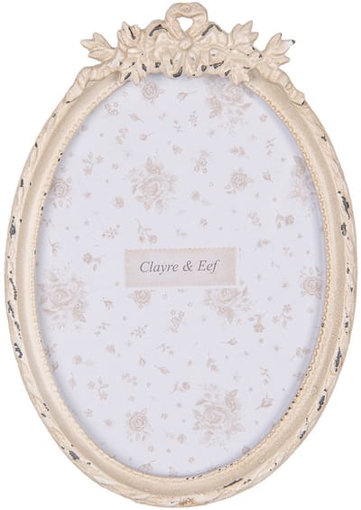 Clayre & Eef Fotolijst 13x18 cm Beige Kunststof