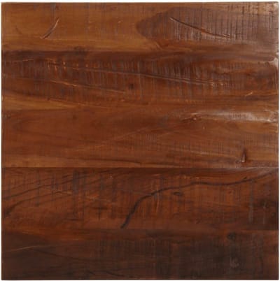 Tafelblad Vierkant - Vervangend Blad - Tafel Opknappen - Massief Gerecycled Hout - 50x50x3.8 cm - Natuurlijk Hout