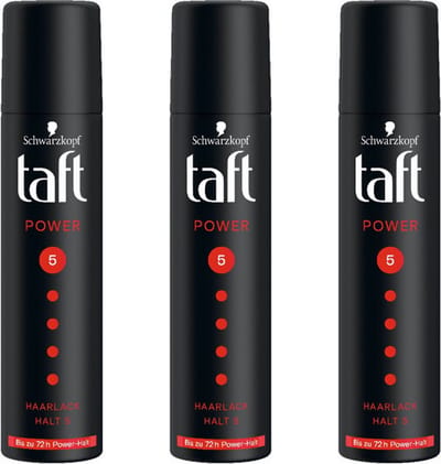 Taft® | 3 x 75ml Haarlak Power nr 5 | reisformaat