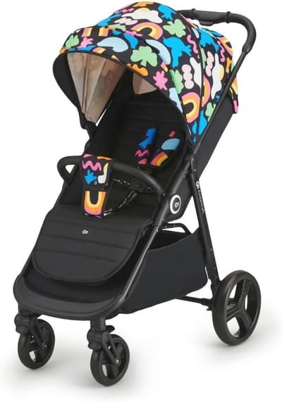 Handige Inklapbare Kinderwagen met Grote Kap en Ligpositie voor Kinderen tot 22 kg
