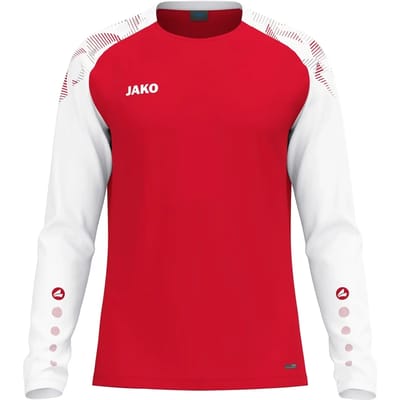 Jako Sonic Longsleeve Kinderen - Rood / Wit | Maat: 116