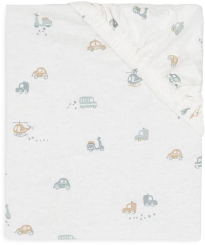 Jollein Baby - Hoeslaken Wieg Jersey 40/50x80/90cm - Babybed - Zacht Katoen - On The Go