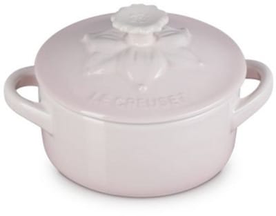 Le Creuset Jardin Mini-Braadpan in Aardewerk 10cm 0,25l Shell Pink