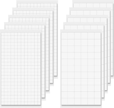 Dailygoods- Foam Tape - Dubbelzijdige Lijmstrips - Zelfklevende Schuimvierkanten - Waterdicht - 10 Stuks - 2 Maten (0,5 cm/1,2 cm) - Adhesive Pads