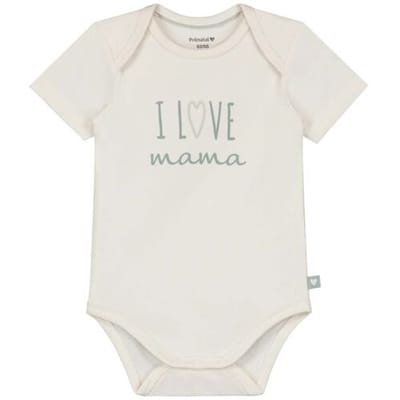 Prénatal romper i love mama White 50/56 unisex