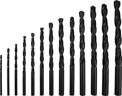 Metaalborenset - 13-delig - HSS-staal - 2 t/m 8 mm - Spiraalvormig