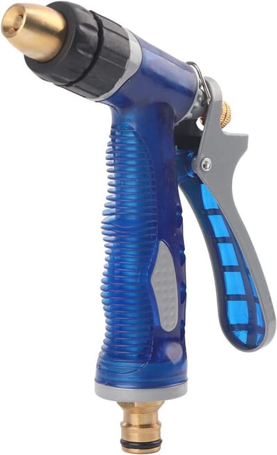 Hogedruk Spuitpistool Handheld, Verstelbaar Mondstuk, Multifunctioneel voor Auto, Tuin en Huis