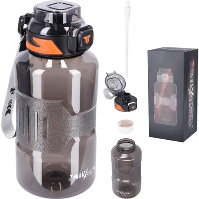 Sportfles Tritan 1.5L met Maatstreep & Rietje - Lekvrij & BPA-vrij