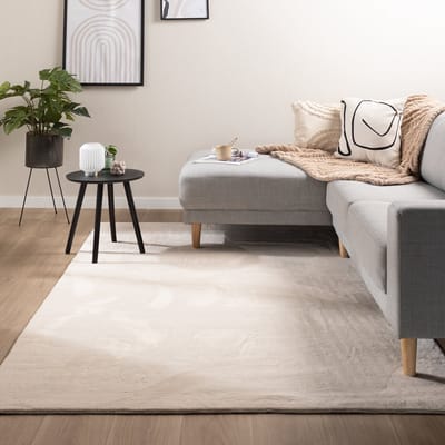 NATURL. Zacht laagpolig vloerkleed - Cozy Creme - 130x200cm