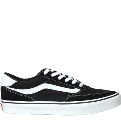 Vans Brooklyn LS SUEDE/CANVAS BLACK/WHITE Unisex Sneakers - BLACK/WHITE