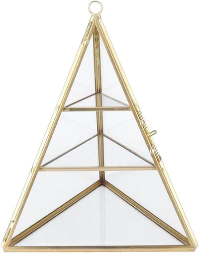 Juwelendoos Drie Lagen - Sieradenhouder Presentatie - Sieraden Overzichtelijk - Stijlvolle Piramide Vorm - 26x22x19 cm - Transparant