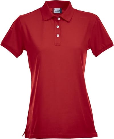 Clique Stretch Premium Polo Women 028241 - Rood - S