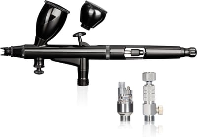 Airgoo Hoogwaardig & Luxe Dubbele actie & Zwaartekrachttype Airbrush AG-103 voor Airbrush Master