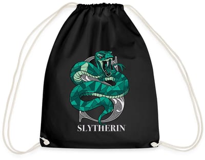 Harry Potter Slytherin Coat of Arms Monochrome Gymtas