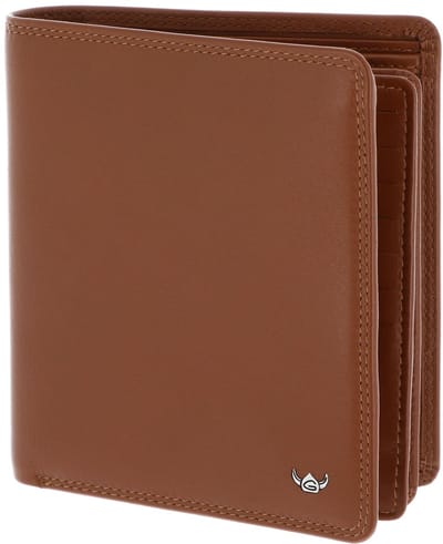 Golden Head Leren portemonnee Polo RFID Protect Kombischeintasche 1232 Cognac bruine