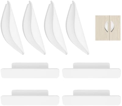 Dailygoods- Deurgreep Buiten - 8 Stuks - Robuust ABS - Ergonomisch - Weerbestendig - Modern Design - Eenvoudige Installatie - Balkondeurknop