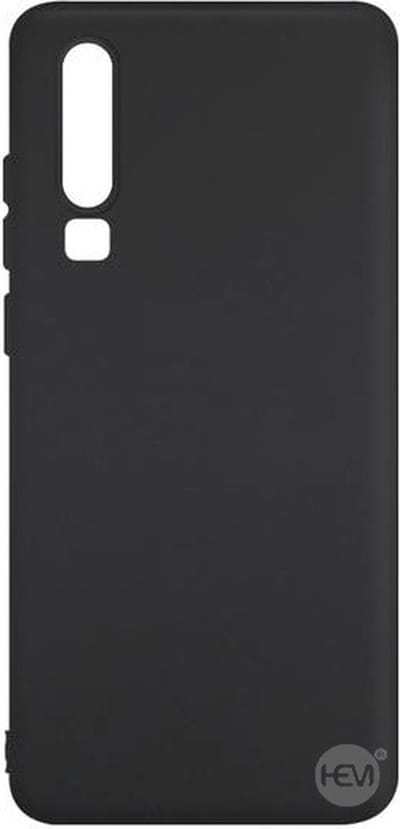HEM Mat Zwart Siliconen Hoesje Geschikt Voor Huawei P30 Pro – Flexibele TPU Backcover – Telefoonhoesje
