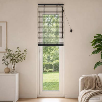 vidaXL - Venetiaanse - jaloezie - Zwart - 55 - x - 250 - cm - 35 - mm