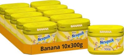 Nesquik Banana Milkshake Mix - (10 x 300g)