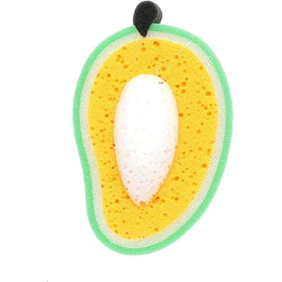 Mooi Fruit Spons Afwas Schoonmaakdoekje Schuurspons Huishoudelijk Keukengereedschap(aardbei) yellow