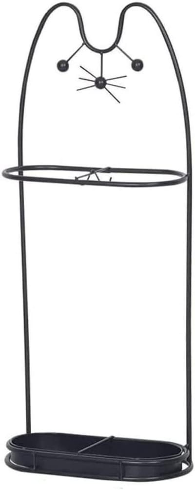 Parapluhouder - Paraplustandaard - Entree Organiseren - Stalen Constructie - 30x16x70 cm - Zwart