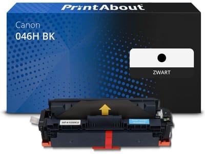 PrintAbout huismerk Toner 046H BK Zwart Hoge capaciteit Geschikt voor Canon