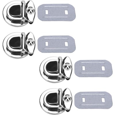 10 Sets Portemonnee Druksluiting Zilver 25mm Breedte Metalen Drukknoop Sluiting met 30x39mm Basisplaat voor gray