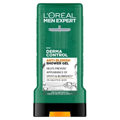 L'Oréal Men Expert Derma Control Douchegel tegen Onzuiverheden - 300 ml
