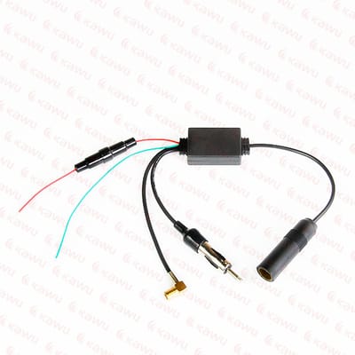 DAB+ - FM autoradio splitter met versterker - geen extra DAB antenne meer nodig!