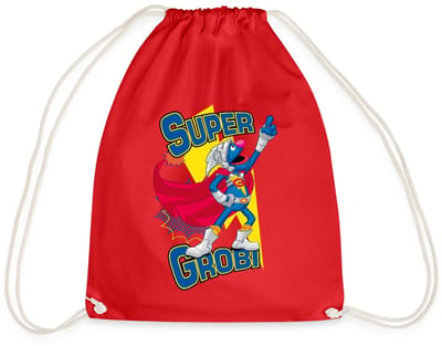 Sesamstraat Super Grobi Superheld Gymtas