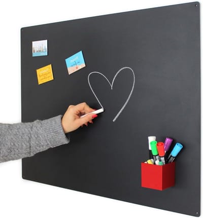 Magnetisch Krijtbord Van Staal Antraciet