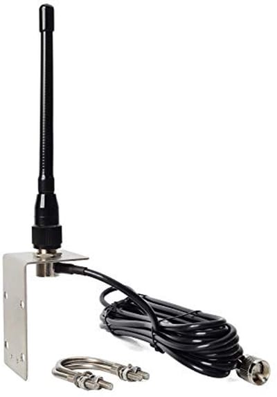 VHF Mariene Rubberantenne met 5m RG58 Kabel voor Mobiele Radio's
