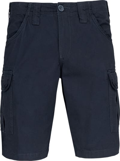 Kariban Heren bermuda met meerdere zakken K766 - Dark Navy - 44 NL (38 FR)