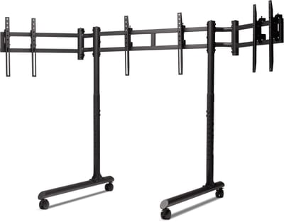 Next Level Racing - Vrijstaande Triple Monitor Standaard - Max 43 inch
