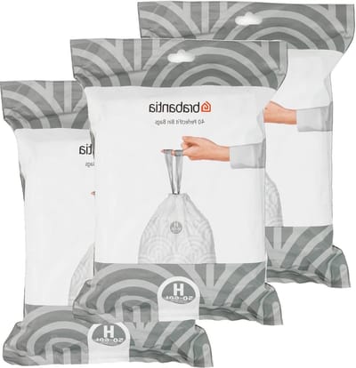 3 x vuilniszakken maat H 50-60 L - 40 zakken (3 stuks) - extra sterke kwaliteit