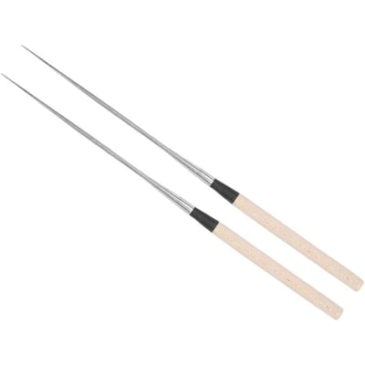 Roestvrijstalen Eetstokjes Japanse Sushi Eetstokjes met Houten Handvat Keukenaccessoire L 120x60x0.3cm / 47.2x23.6x0.1in