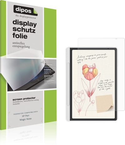 dipos – 2x Matte Beschermfolie geschikt voor XP Pen Magic Note | Krasbestendige & antireflecterende Screenprotector Ultra-Thin