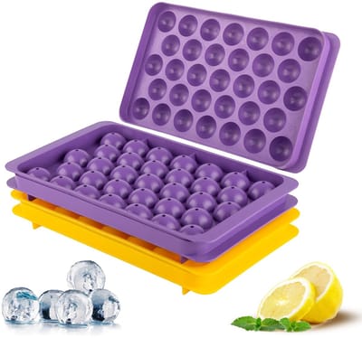 Dailygoods- IJsblokjesvorm 66 vakken - IJsblokjesvorm met deksel - BPA-vrije IJsblokjeshouder - IJsblokjesvormen - IJsblokjes emmer - Duurzaam materiaal