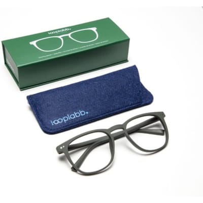 Looplabb leesbril sterkte +1,00 model the george olijf groen