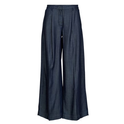 Flared/Bootcut Karl Lagerfeld FLUID DENIM WIDE LEG PANTS