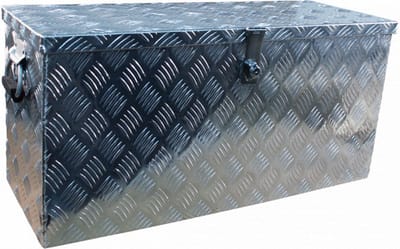 Gereedschapkist aluminium 840x310x400mm - Disselbak - Disselkist - Gereedschapskist - Disselkist Aanhangwagen - Novio