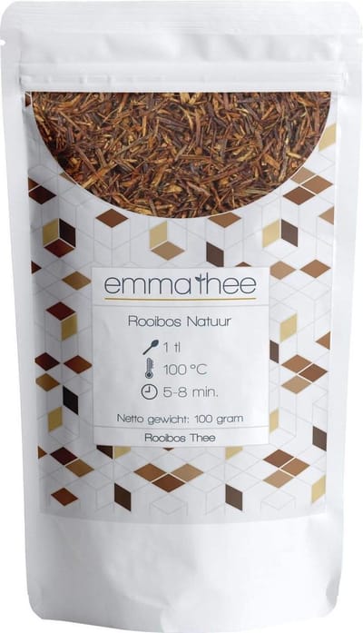 Rooibos Thee 100 Gram - Losse Thee - Puur & Natuurlijk - Cafeïnevrij
