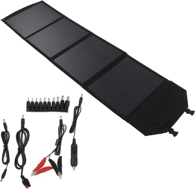 Zonnepaneel Charger - Draagbare Energie - Outdoor Energie - Hoge Conversie - 80W - Zwart
