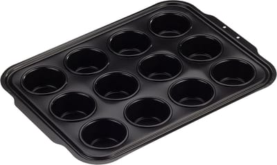 Bakvorm voor 12 Muffins van Plaatstaal met Antiaanbaklaag