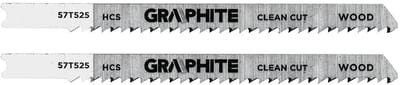 GRAPHITE 57T525 - Decoupeerzaagblad - 10 TPI - HCS - U-grip