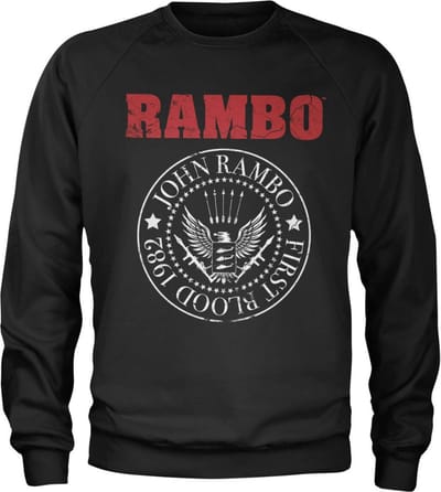 Rambo Sweater/trui -S- First Blood 1982 Seal Zwart