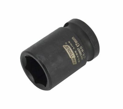 Awtools Black Line Serie - Udarowy Dopsleutel - 1/2" 30mm - Korte - Zeskant