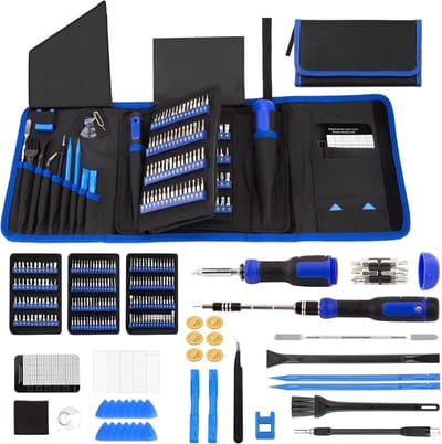Famanu – 200-in-1 precisieschroevendraaierset – Magnetische gereedschapset voor telefoon, tablet en stuk